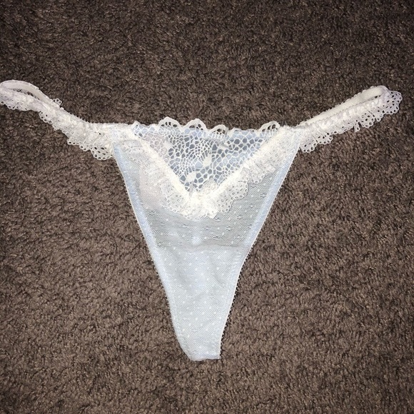 Victoria's Secret Other - Victoria’s Secret Lace & Mesh Thong, Size S